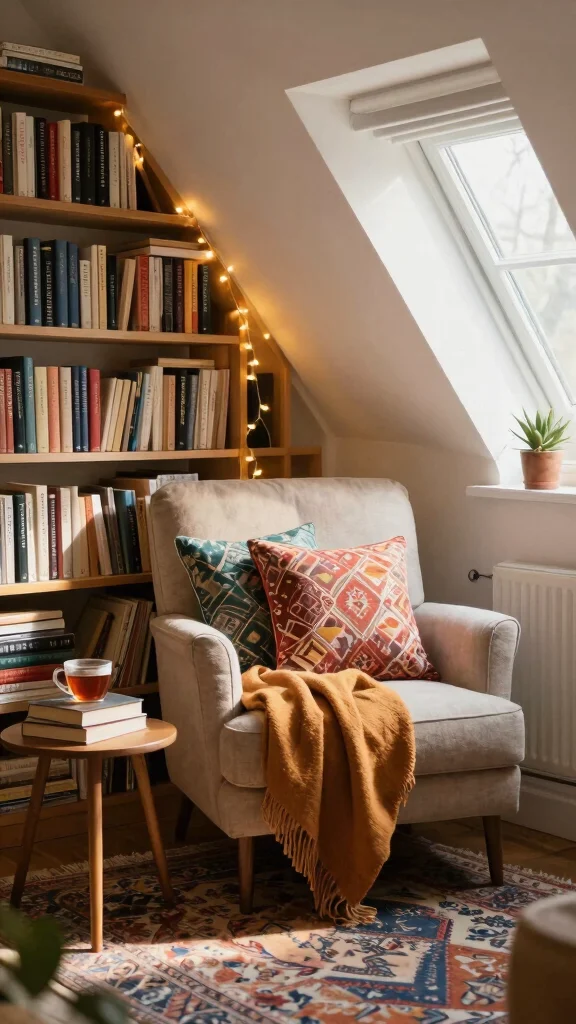 11 Attic Girls Bedroom Ideas for a Dreamy Beautiful Top-Floor Room - 2. Cozy Reading Nook 1