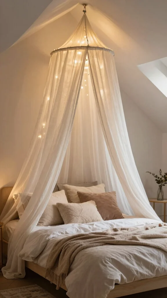 11 Attic Girls Bedroom Ideas for a Dreamy Beautiful Top-Floor Room - 4. Magical Canopies 1