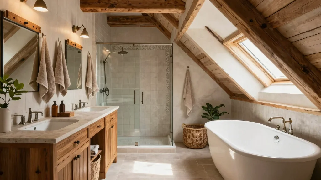 11 Attic Jack-and-Jill Bathroom Ideas for a Shared Stylish Top-Floor Space