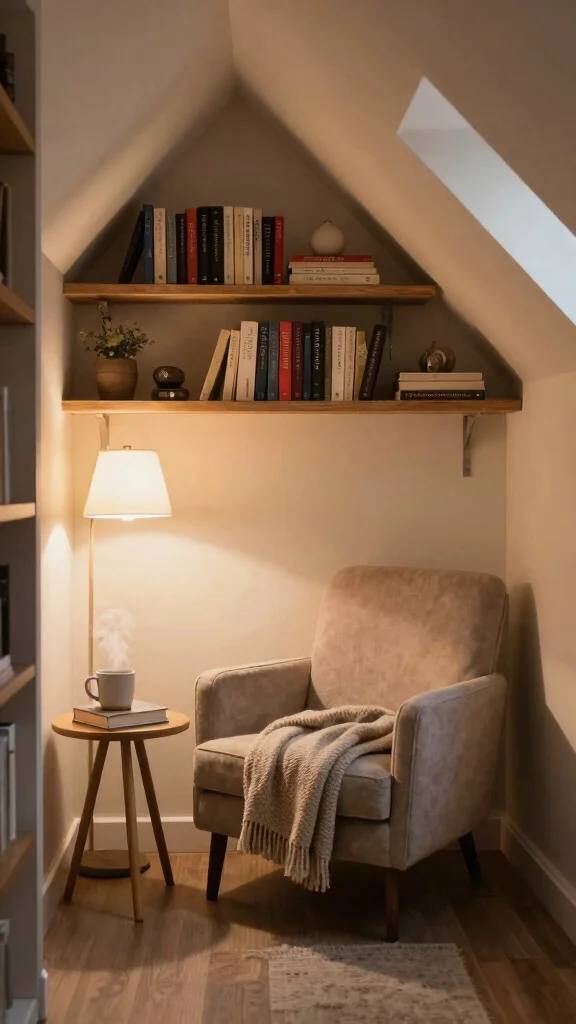 11 Attic Walk-In Closet Ideas With Slanted Ceilings for a Clever Space - 2. Cozy Reading Nook 1