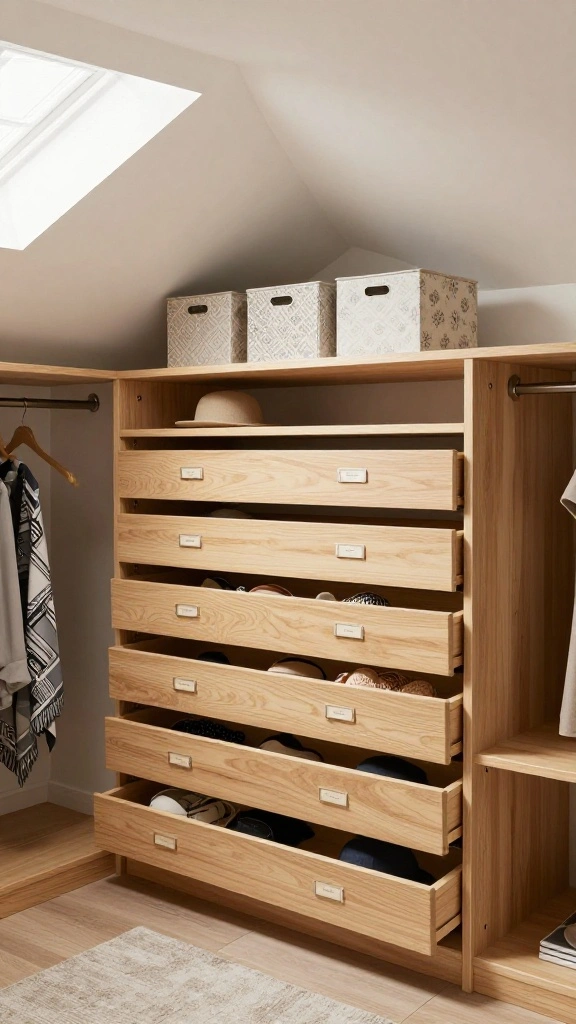 11 Attic Walk-In Closet Ideas With Slanted Ceilings for a Clever Space - 3. Utilize Under-Eave Space 1