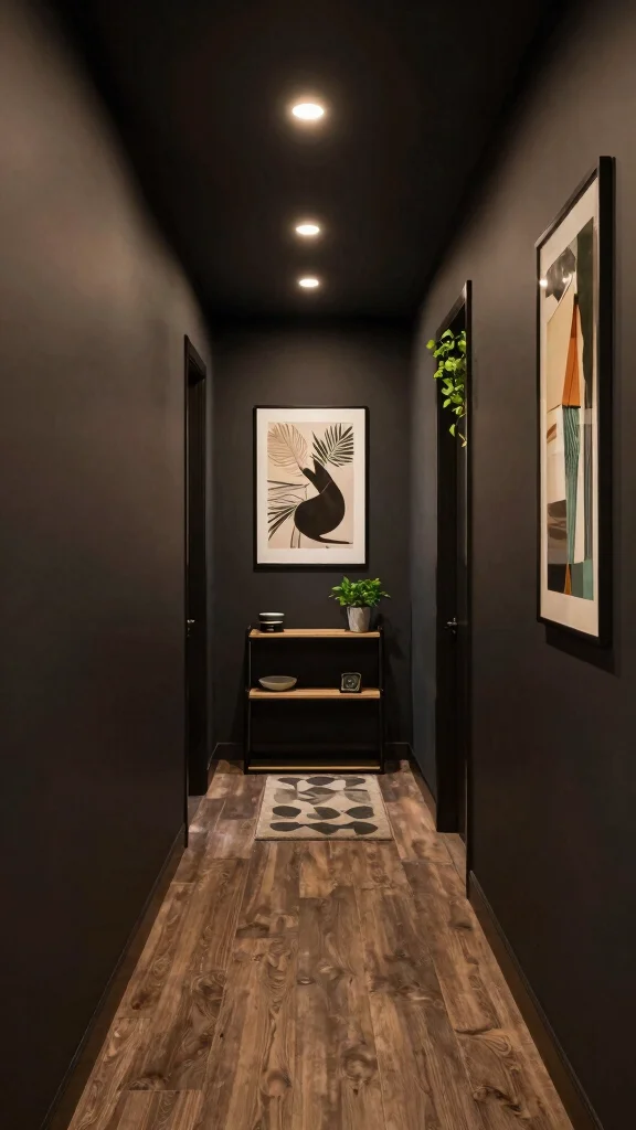 11 Dark Narrow Hallway Ideas for a Moody Dramatic Entrance - Conclusion 1