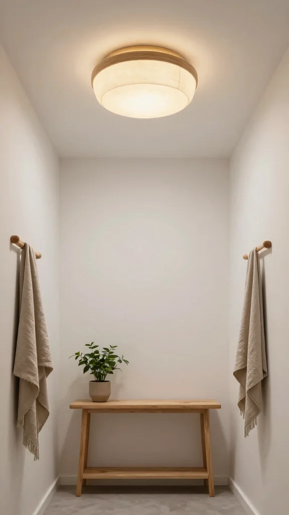 11 Entryway Flush Mount Light Fixture Ideas for a Clean Bright Ceiling - 7. Scandinavian Inspired Minimalism 1