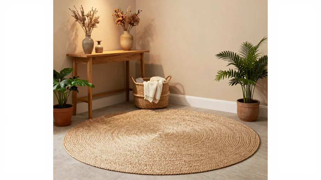 11 Entryway Jute Rug Ideas for a Natural Textured Warm Floor