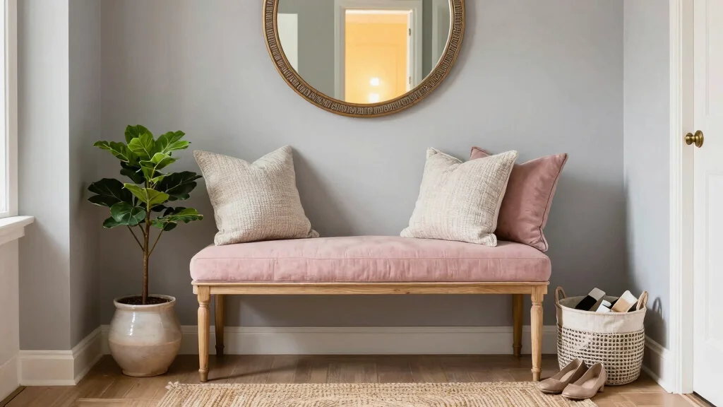11 Entryway Upholstered Bench Ideas for a Comfortable Stylish Entrance