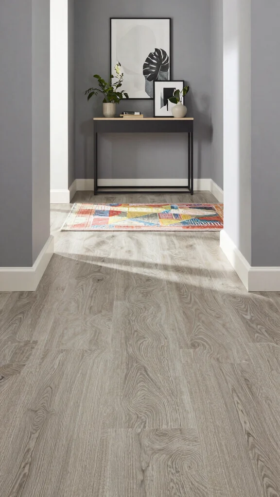 11 Entryway Vinyl Flooring Ideas for a Durable, Waterproof, Stylish Floor - 8. Layered Textures 1
