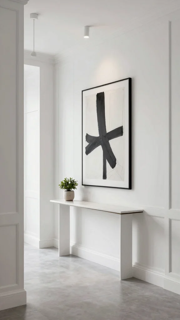 11 Hallway Board-and-Batten Ideas for a Classic Charming Wall Detail - 5. Modern Minimalism 1