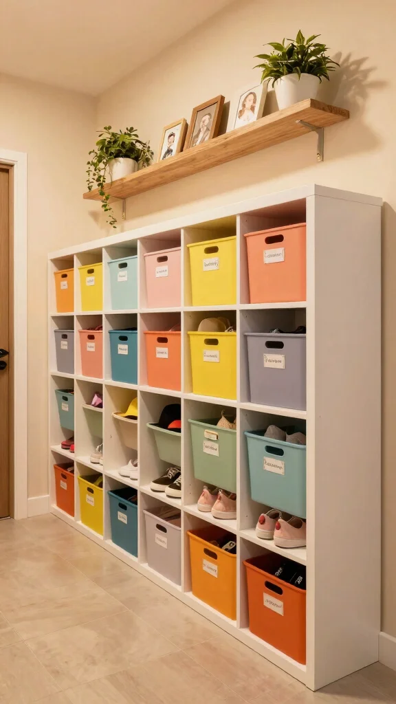 11 Hallway Drop Zone Ideas for a Tidy Functional Everyday Entrance - 8. Creative Use of Cubbies 1
