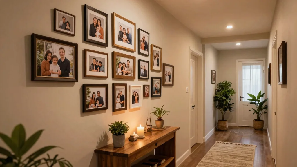 11 Hallway Family Picture Wall Ideas for a Personal Warm Display