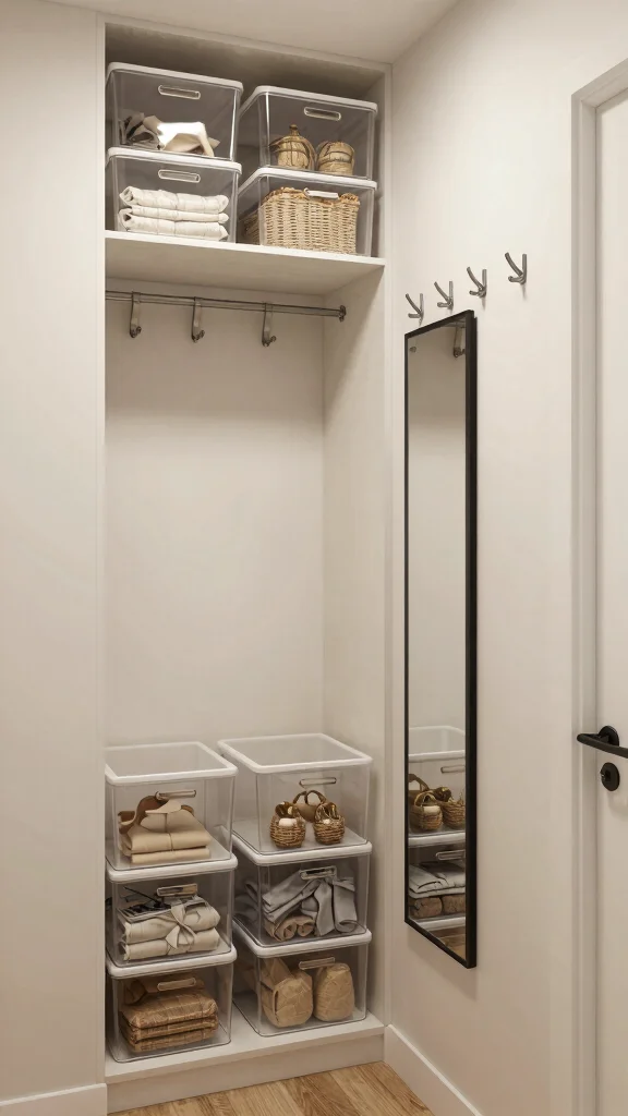 11 Hallway Jacket Storage Ideas for a Tidy Accessible Entrance - 11. Innovative Closet Solutions 1