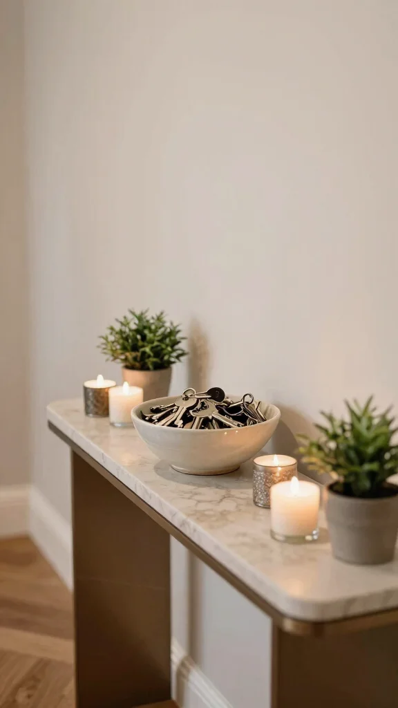 11 Hallway Key Storage Ideas for a Tidy Accessible Entrance - 4. Decorative Bowls or Trays 1