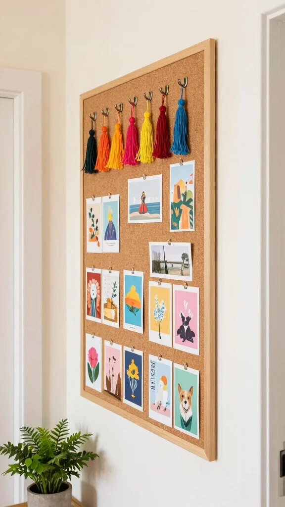11 Hallway Key Storage Ideas for a Tidy Accessible Entrance - 8. Corkboard Key Displays 1