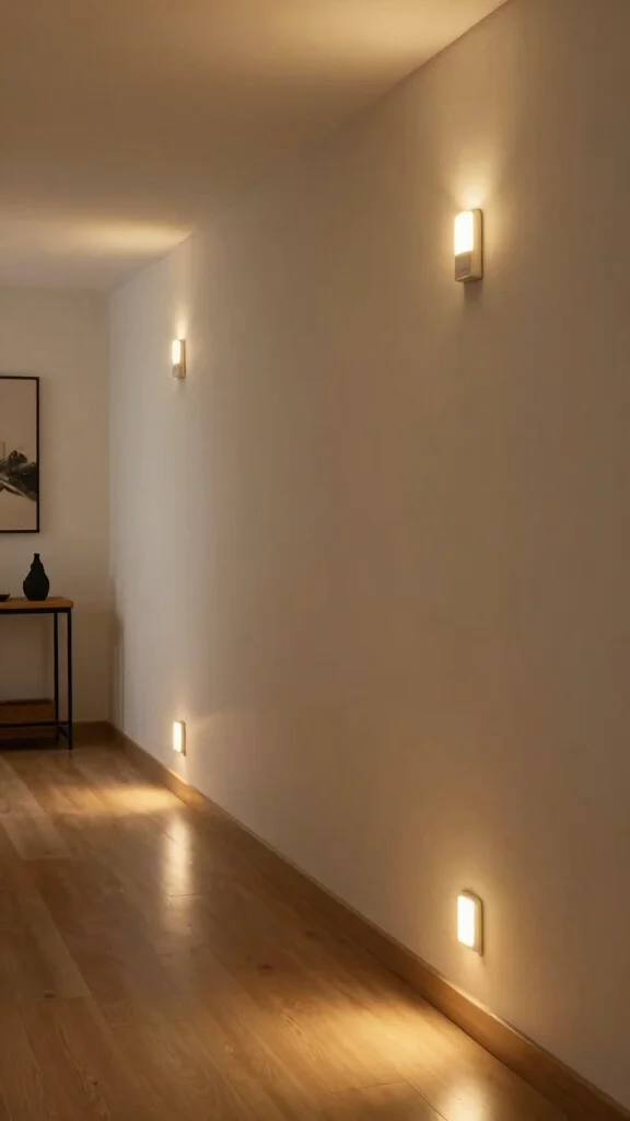11 Hallway Night Light Ideas for a Safe Softly Lit Corridor - 6. Motion-Sensor LED Night Lights 1