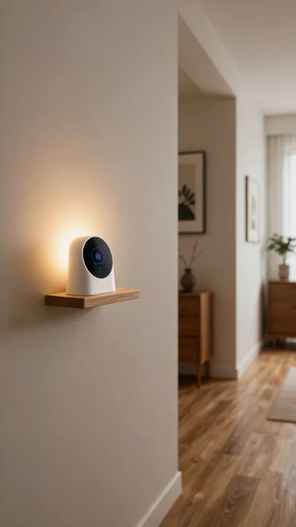 11 Hallway Night Light Ideas for a Safe Softly Lit Corridor - 8. Smart Home Night Lights 1
