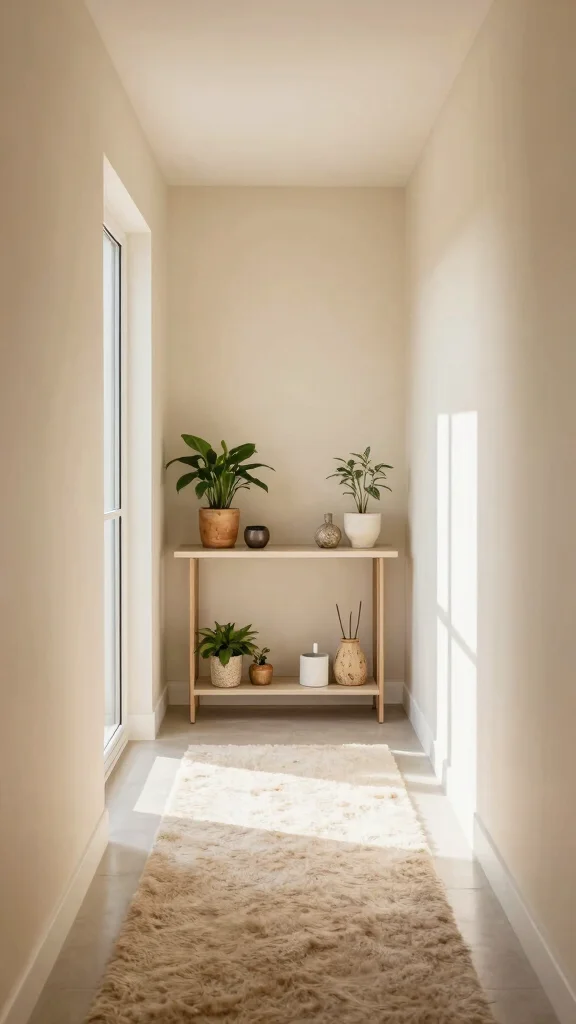 11 Neutral Hallway Paint Color Ideas for a Calm Versatile Entrance - 5. Light Beige: A Versatile Base 1