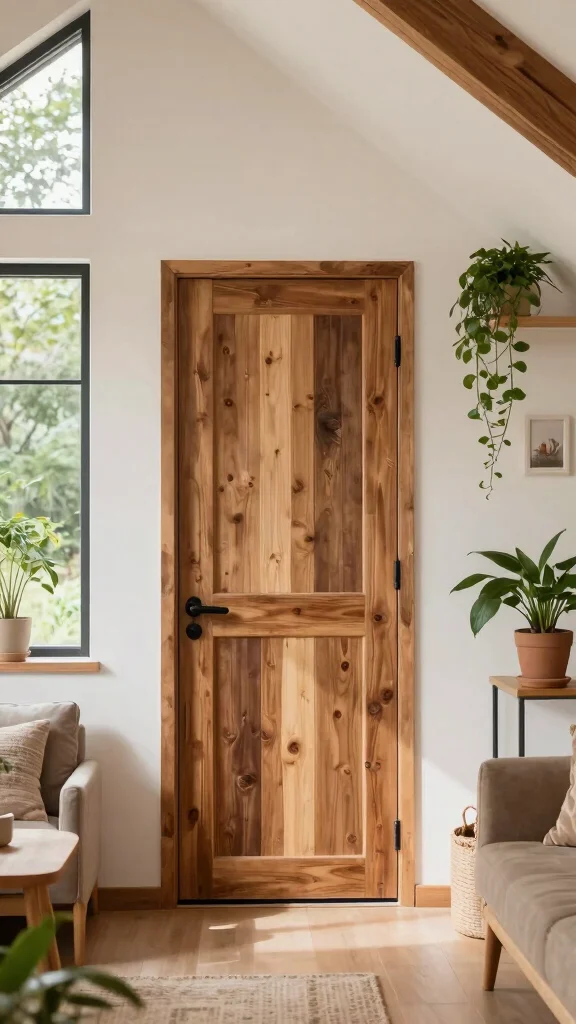 11 Pull-Down Attic Door Concepts for a Space-Smart Stylish Access - 10. Eco-Friendly Attic Door Designs 1