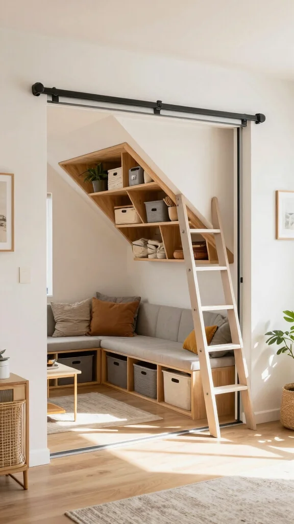 11 Pull-Down Attic Door Concepts for a Space-Smart Stylish Access - 8. Smart Storage Solutions with Attic Doors 1