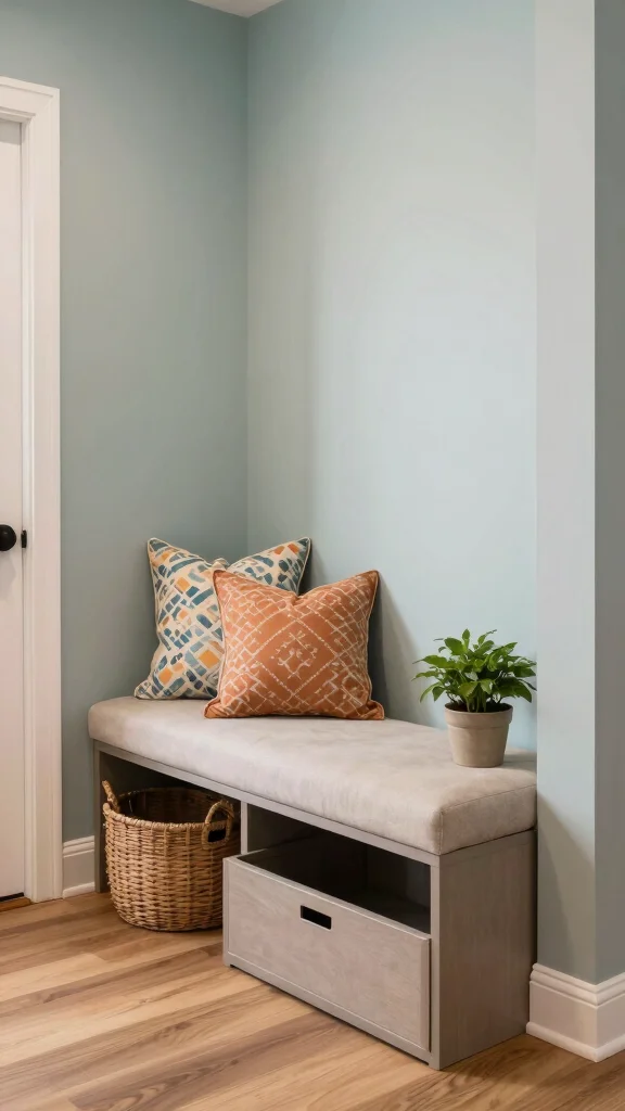 11 Small-Space Entryway Nook Ideas for a Compact Clever Corner - 2. Bench with Hidden Storage 1