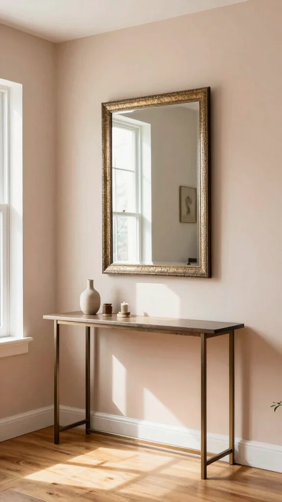 11 Small-Space Entryway Nook Ideas for a Compact Clever Corner - 6. Use a Mirror to Open Up Space 1