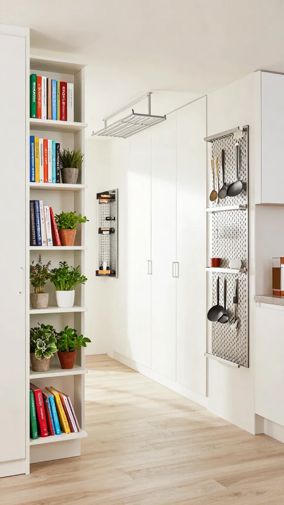 11 Small-Space Hallway Kitchen Ideas for a Compact Functional Layout - 1. Utilize Vertical Space 1