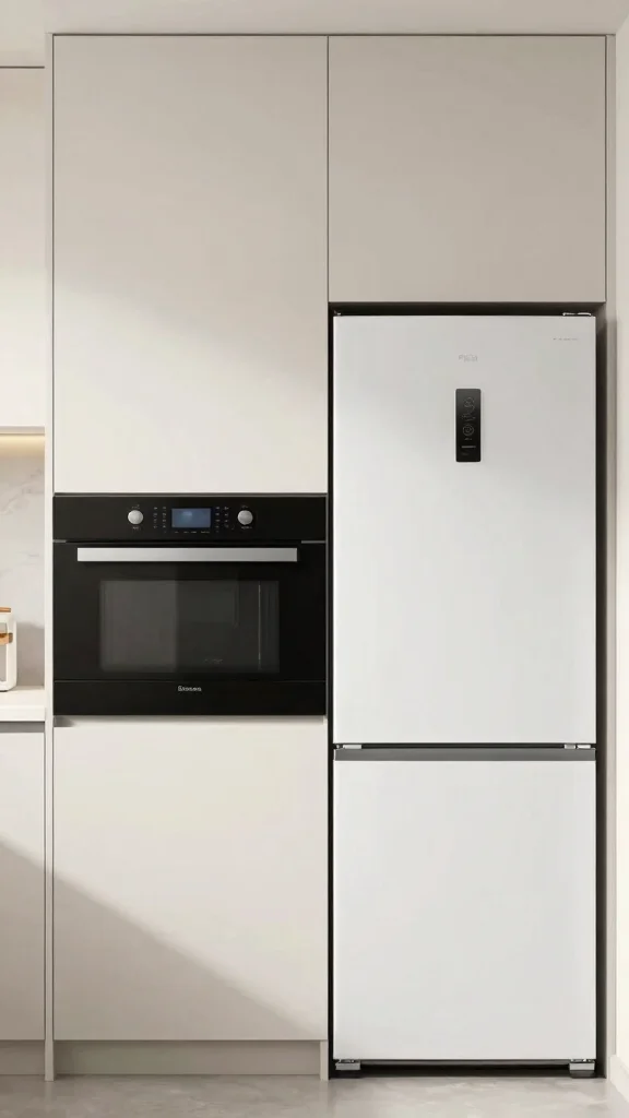 11 Small-Space Hallway Kitchen Ideas for a Compact Functional Layout - 6. Smart Appliances 1