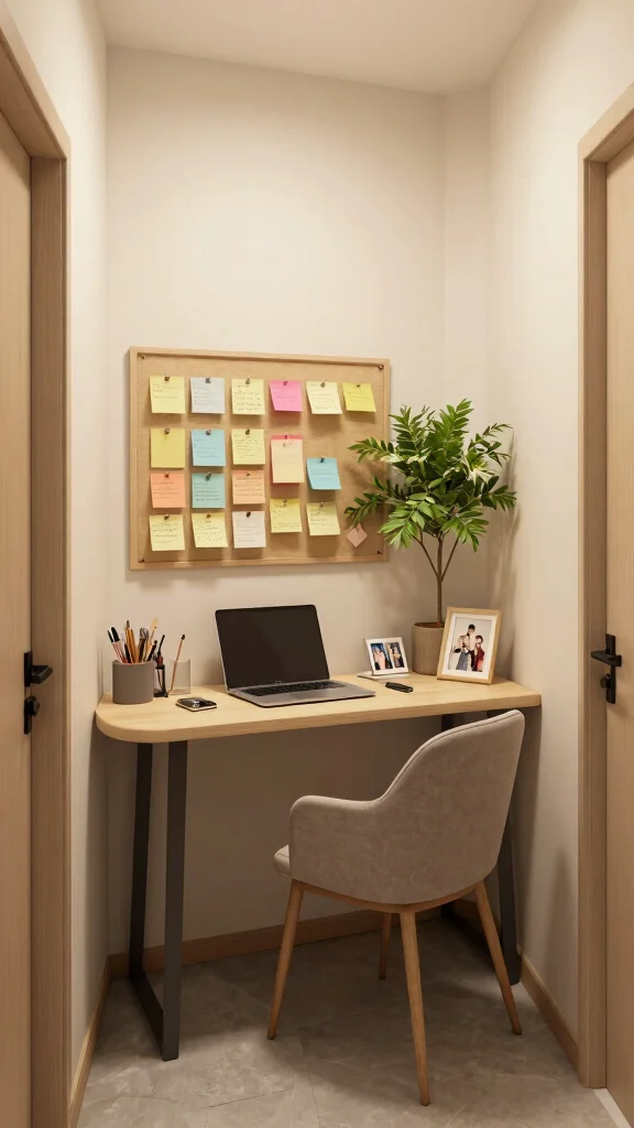 11 Small-Space Hallway Office Ideas for a Compact Functional Workspace - 2. Corner Workspace Solutions 1