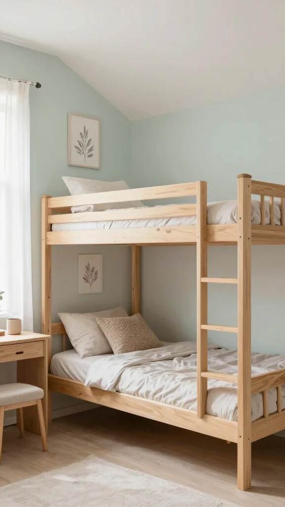 12 Attic Bunk Room Ideas With Sloped Ceilings for a Space-Smart Kids Room - 4. Bright and Airy Retreat 1