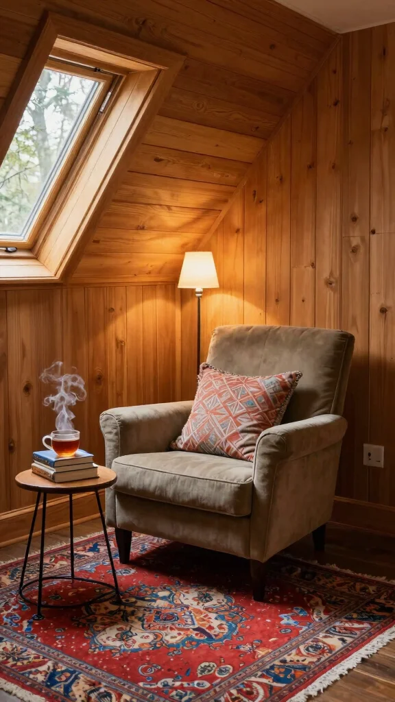 12 Attic Closet Ideas With Angled Ceilings for a Tidy Smart Storage - 2. Cozy Reading Nook Under the Slant 1