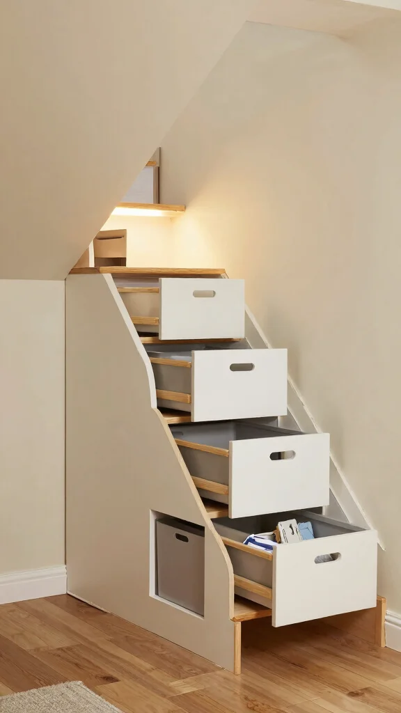 12 Attic Closet Ideas With Angled Ceilings for a Tidy Smart Storage - 6. Under Stair Storage for Maximum Efficiency 1