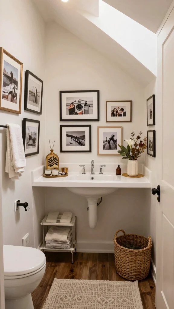 12 Attic Ensuite Ideas With Slanted Ceilings for a Cozy Luxurious Space - 12. Personal Touches 1