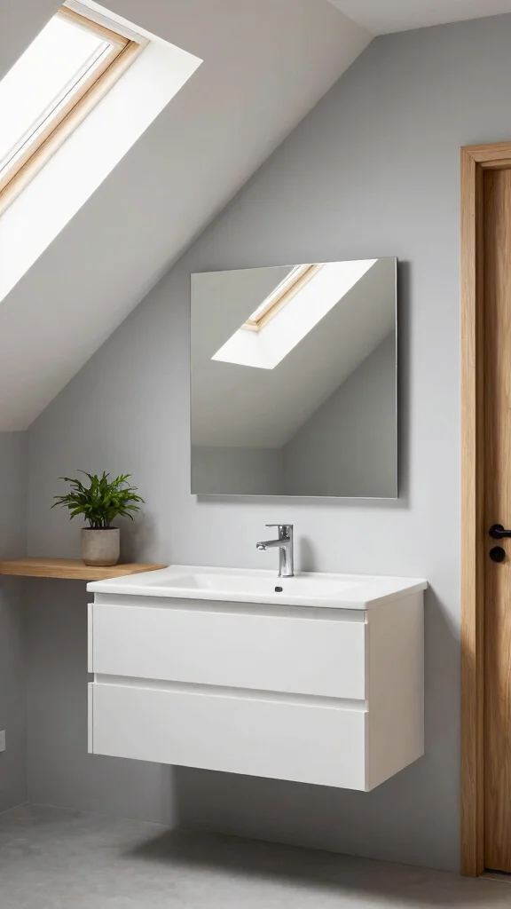 12 Attic Ensuite Ideas With Slanted Ceilings for a Cozy Luxurious Space - 3. Minimalist Chic 1