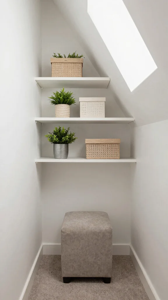 12 Attic Ensuite Ideas With Slanted Ceilings for a Cozy Luxurious Space - 5. Clever Storage Solutions 1