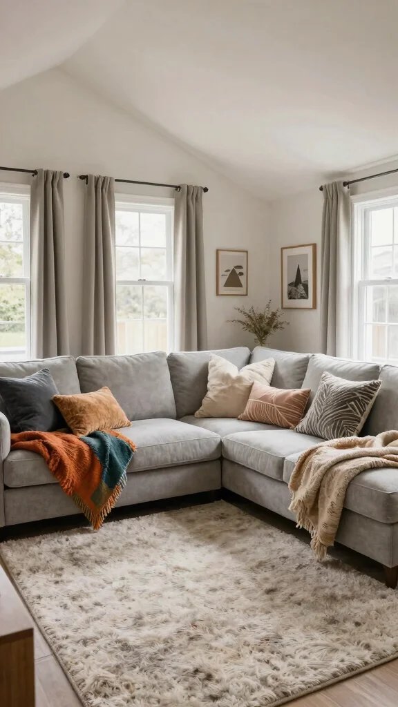 12 Attic Family Room Ideas for a Cozy Functional Shared Top-Floor Space - 6. Incorporate Cozy Textiles 1