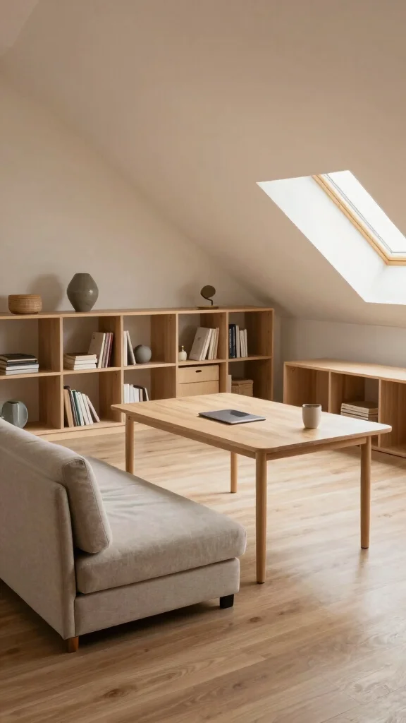 12 Attic Hangout Room Ideas for a Fun Relaxed Top-Floor Social Space - 12. Multi-Purpose Flex Space 1