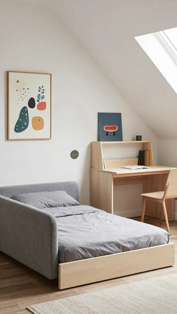 12 Attic Kids Bedroom Ideas for a Fun Cozy Creative Top-Floor Space - 11. Transformation Station 1