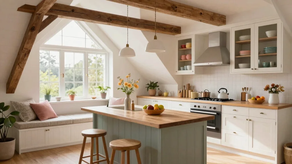 12 Attic Kitchen Ideas With Slanted Ceilings for a Unique Cook Space