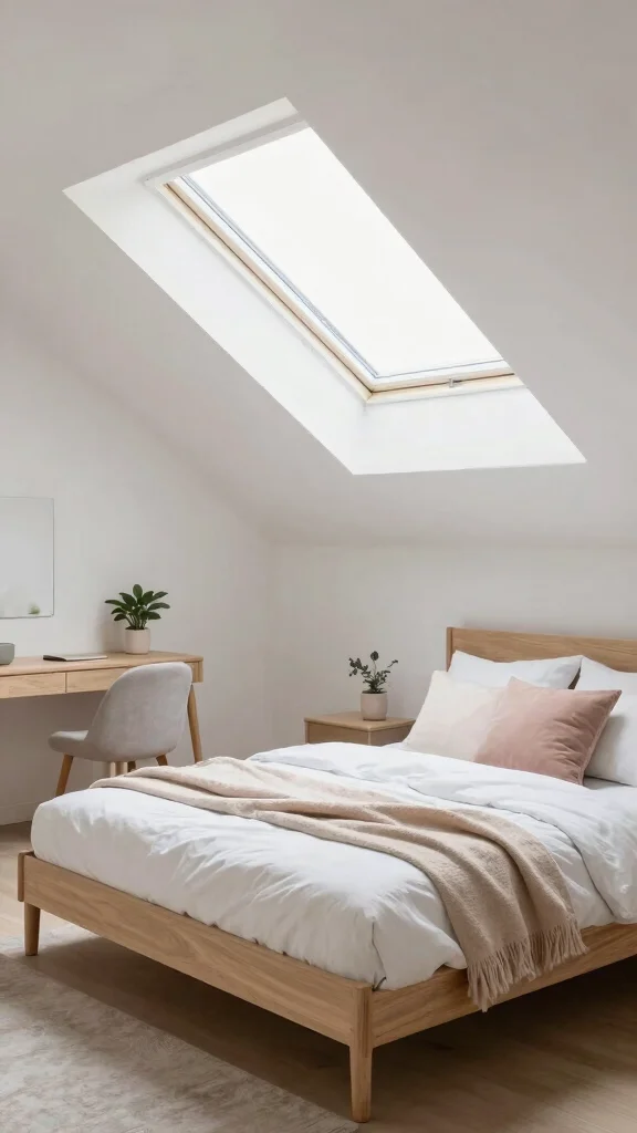 12 Attic Loft Bedroom Ideas for an Open Airy Stylish Sleep Space - 4. Scandinavian Simplicity 1