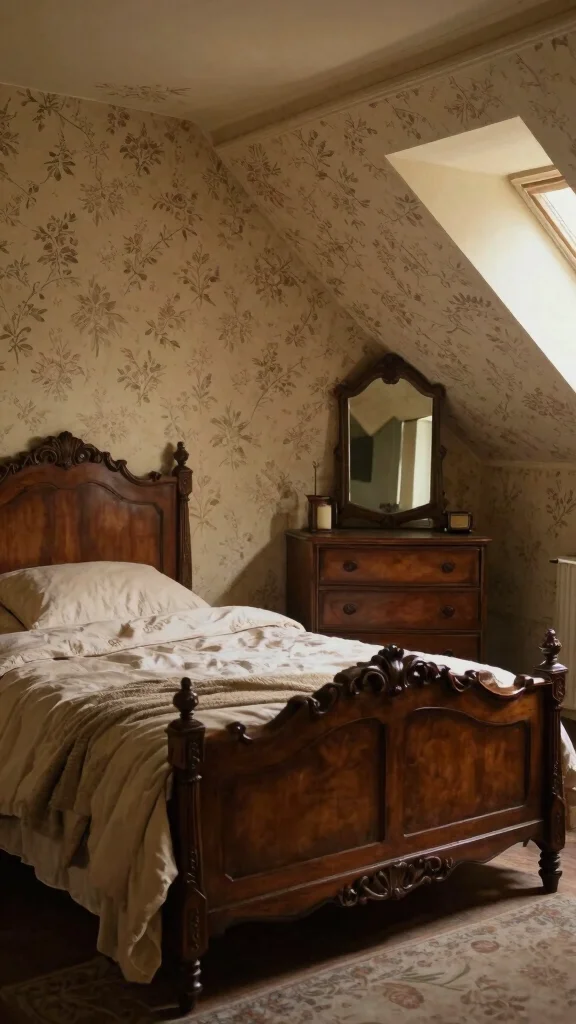 12 Attic Loft Bedroom Ideas for an Open Airy Stylish Sleep Space - 9. Vintage Charm 1