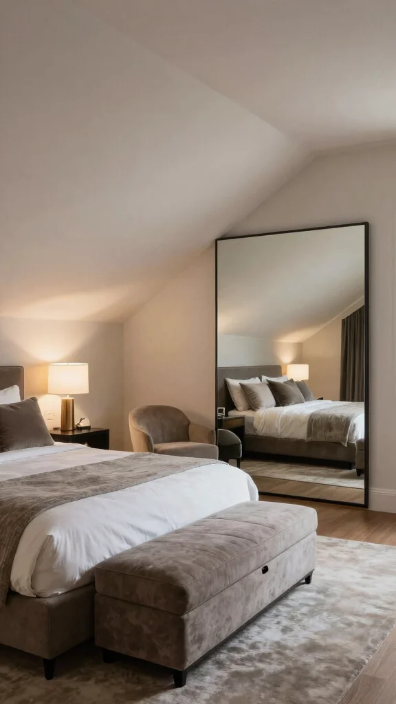 12 Attic Master Suite Ideas With Angled Ceilings for a Luxurious Space - 7. Functional Furniture Choices 1