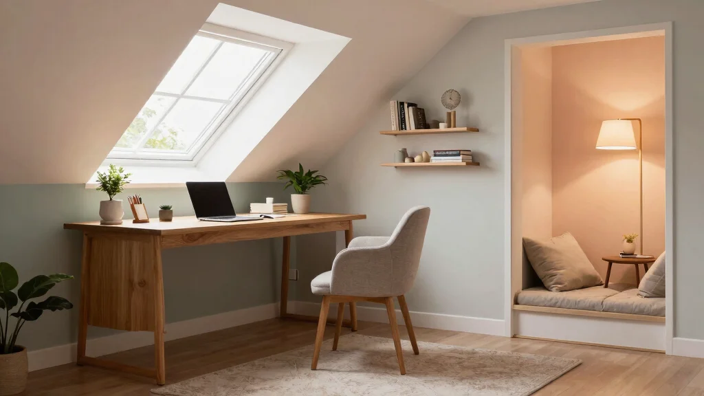 12 Attic Office Ideas With Sloped Ceilings for a Functional Stylish Space
