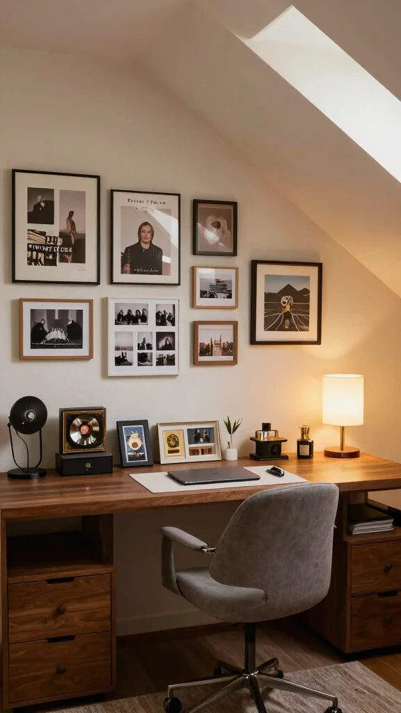 12 Attic Office and Guest Room Combo Ideas for a Dual-Purpose Space - 12. Personal Touches 1