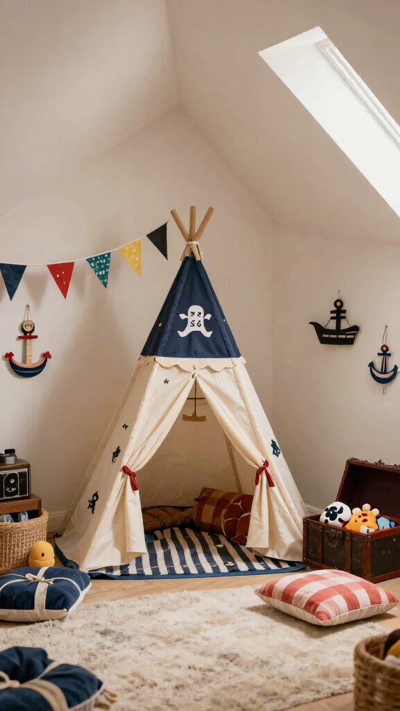 12 Attic Playroom Ideas With Sloped Ceilings for a Smart Kids Space - 6. Themed Corner Spaces 1