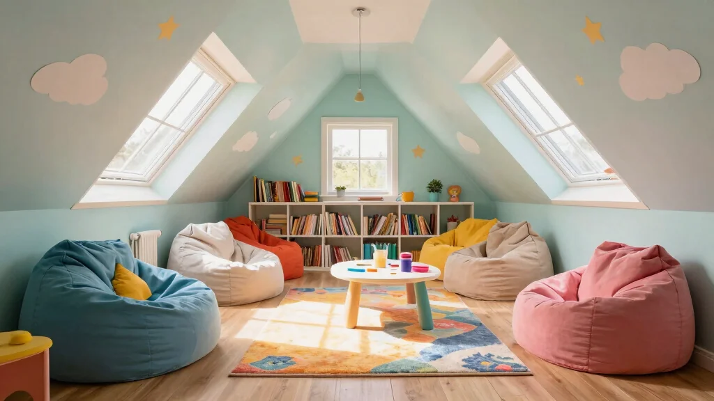 12 Attic Playroom Ideas With Sloped Ceilings for a Smart Kids Space