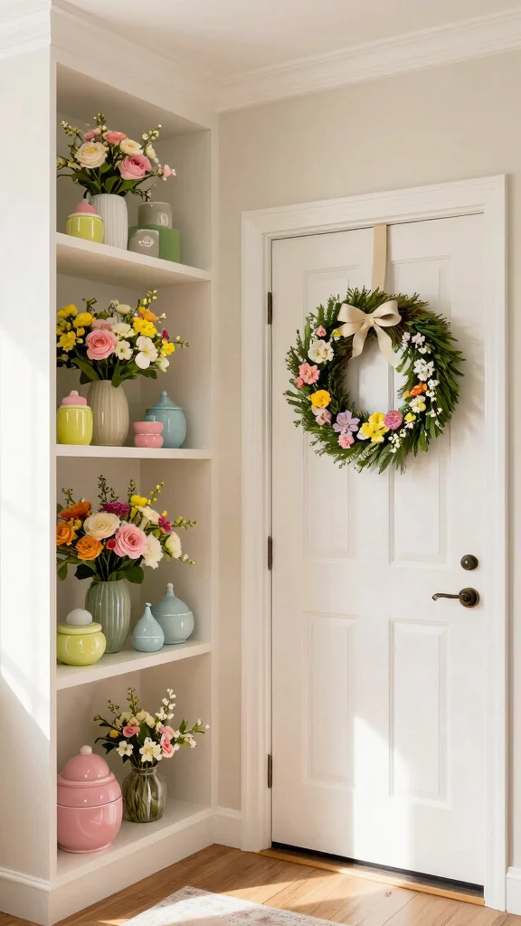 12 Entryway Built-In Ideas for a Seamless Custom Storage and Display - 12. Seasonal Decor Integration 1