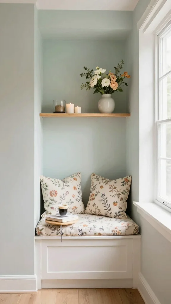 12 Entryway Built-In Ideas for a Seamless Custom Storage and Display - 3. Corner Nook with Built-In Seating 1