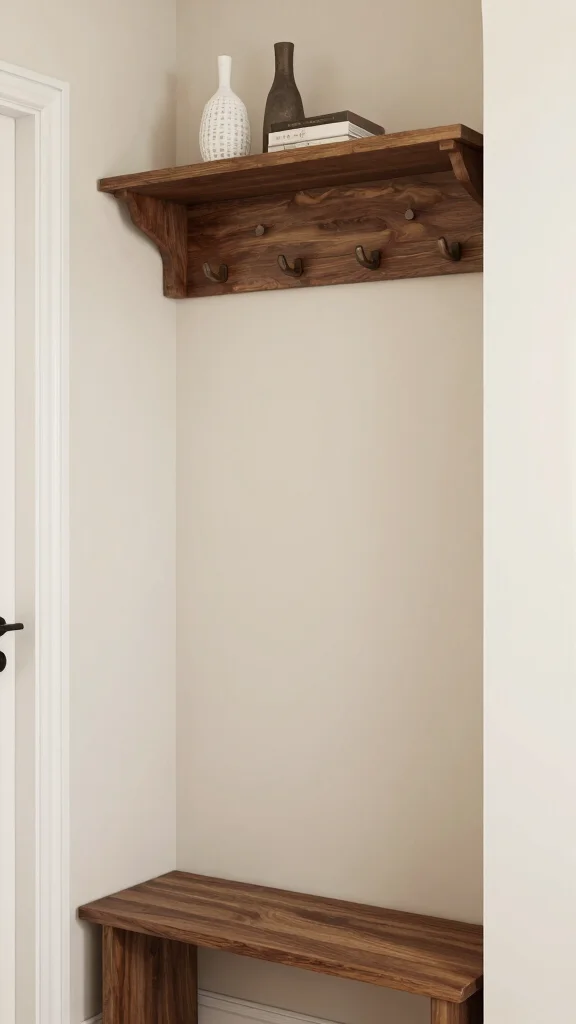 12 Entryway Built-In Ideas for a Seamless Custom Storage and Display - 7. Built-In Coat Rack 1