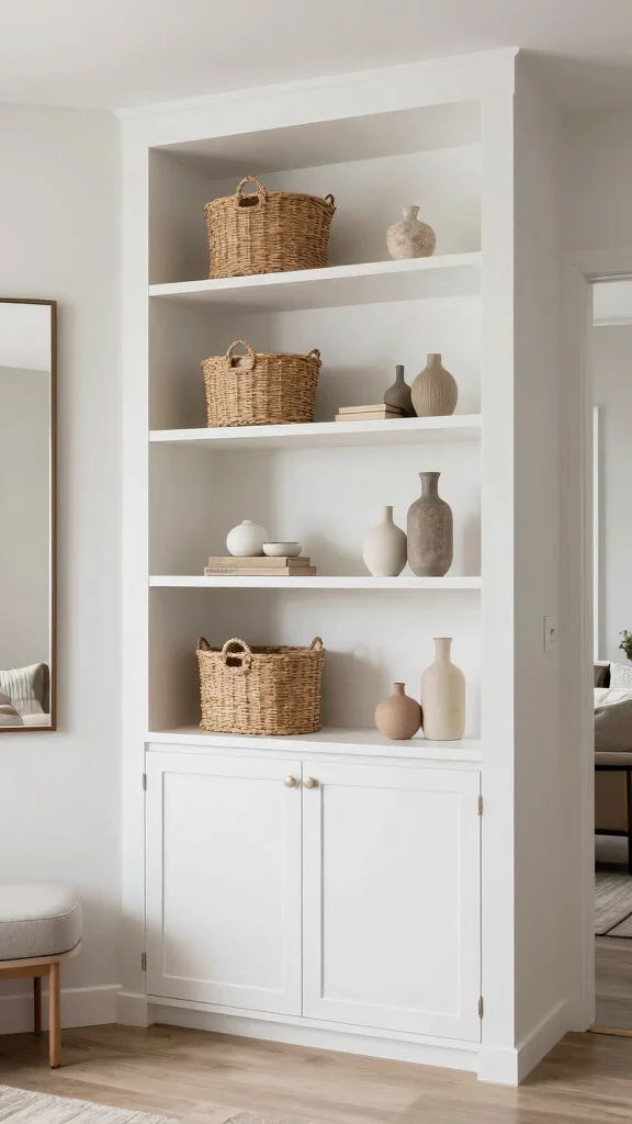 12 Entryway Built-In Ideas for a Seamless Custom Storage and Display - 9. Multi-Level Built-Ins 1