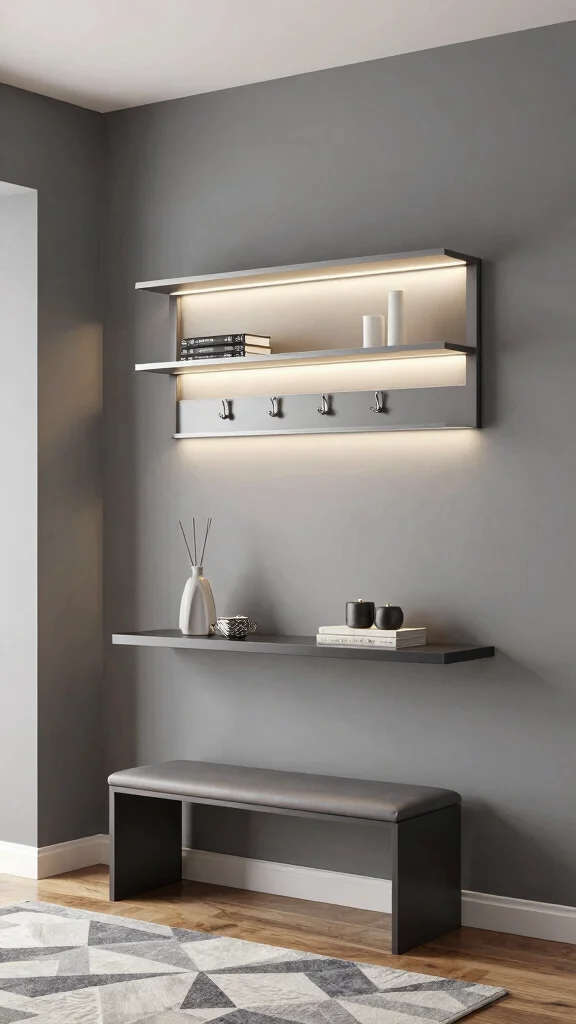 12 Entryway Light Fixture Ideas for High Ceilings That Make a Statement - 10. Multi-Functional Fixtures 1