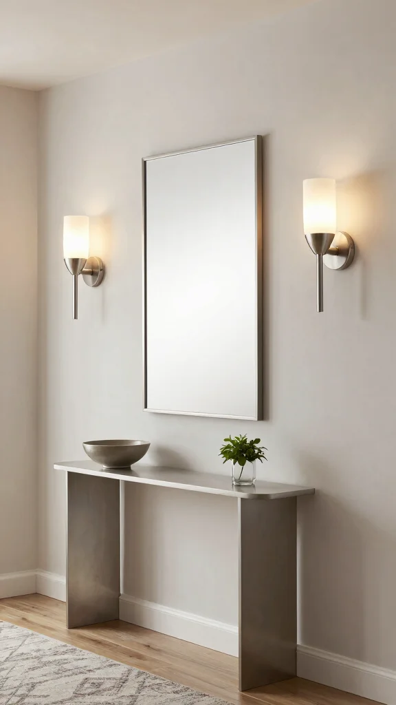 12 Entryway Light Fixture Ideas for High Ceilings That Make a Statement - 3. Artistic Wall Sconces 1