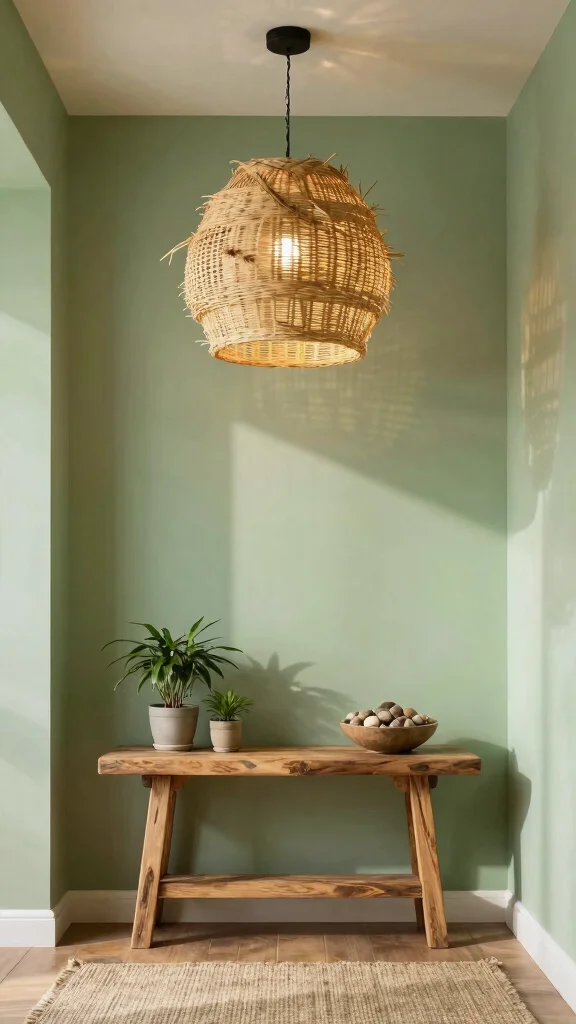 12 Entryway Light Fixture Ideas for High Ceilings That Make a Statement - 8. Nature-Inspired Designs 1